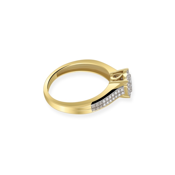 Pierścionek Złoty Z Brylantami 0,24ct RSCR10238Y