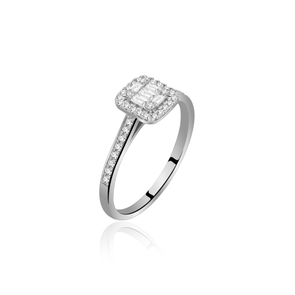 Pierścionek Złoty Z Brylantami 0,33ct RSRR55694Y