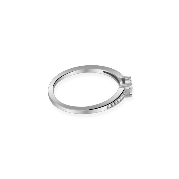 Pierścionek Złoty Z Brylantami 0,08ct RSMR2870Y