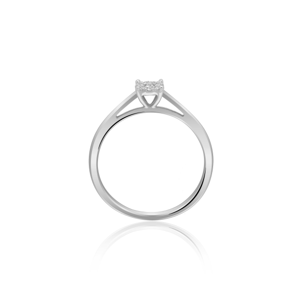 Pierścionek Złoty Z Brylantami 0,09ct RSJR14318Y