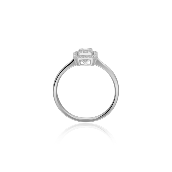 Pierścionek Złoty Z Brylantami 0,22ct RSJR15183