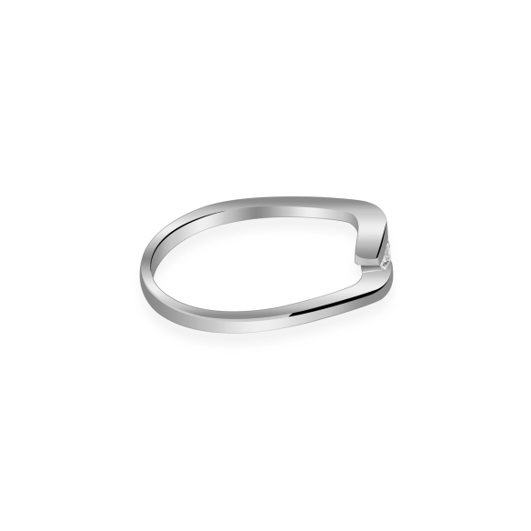 Pierścionek Złoty Z Brylantem 0,15ct RS0393