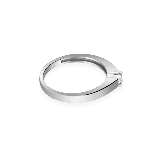 Pierścionek Złoty Z Brylantem 0,15ct RSR025