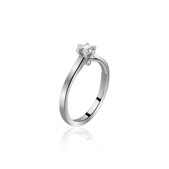 Pierścionek Złoty Z Brylantami 0,31ct RS055