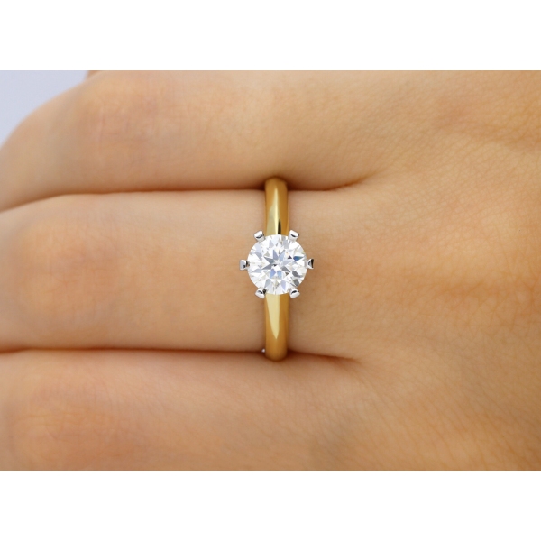 Pierścionek Złoty Z Brylantem 1,00ct RS0226