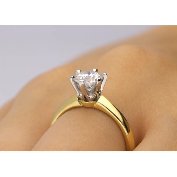 Pierścionek Złoty Z Brylantem 1,00ct RS0226