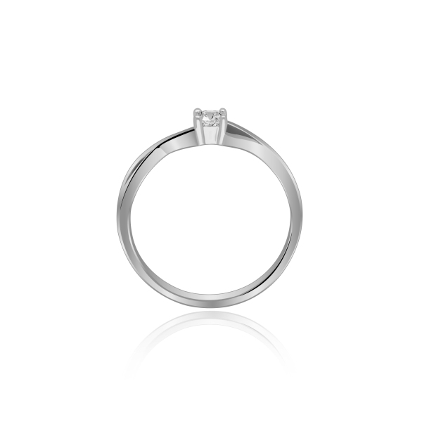 Pierścionek Złoty Z Brylantem 0,15ct RS0306BIS