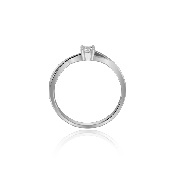 Pierścionek Złoty Z Brylantem 0,15ct RS0306BIS