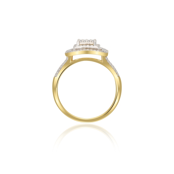 Pierścionek Złoty Z Brylantami 0,62ct RSR84316Y