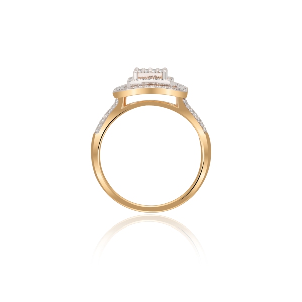 Pierścionek Złoty Z Brylantami 0,62ct RSR84316Y