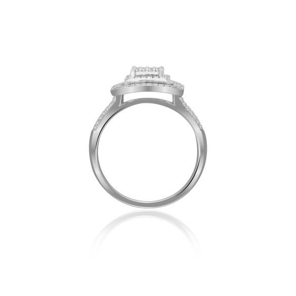 Pierścionek Złoty Z Brylantami 0,62ct RSR84316Y