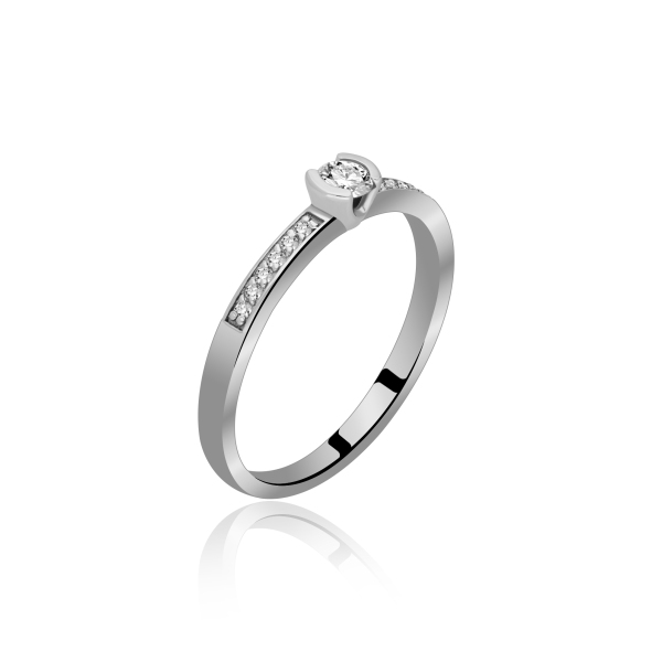 Pierścionek Złoty Z Brylantami 0,20ct RS0325BIS