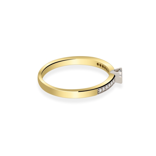 Pierścionek Złoty Z Brylantami 0,20ct RS0325BIS