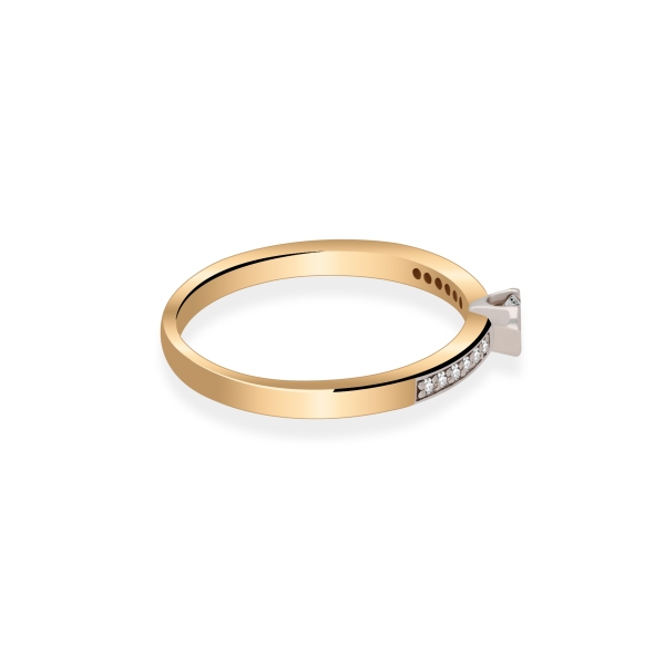 Pierścionek Złoty Z Brylantami 0,20ct RS0325BIS