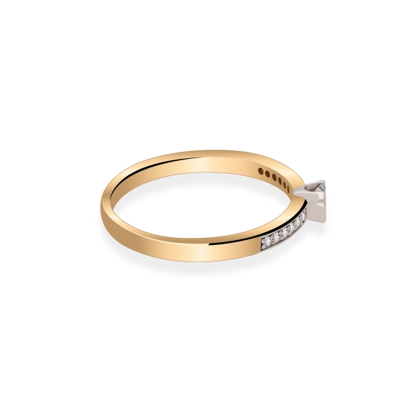 Pierścionek Złoty Z Brylantami 0,20ct RS0325BIS