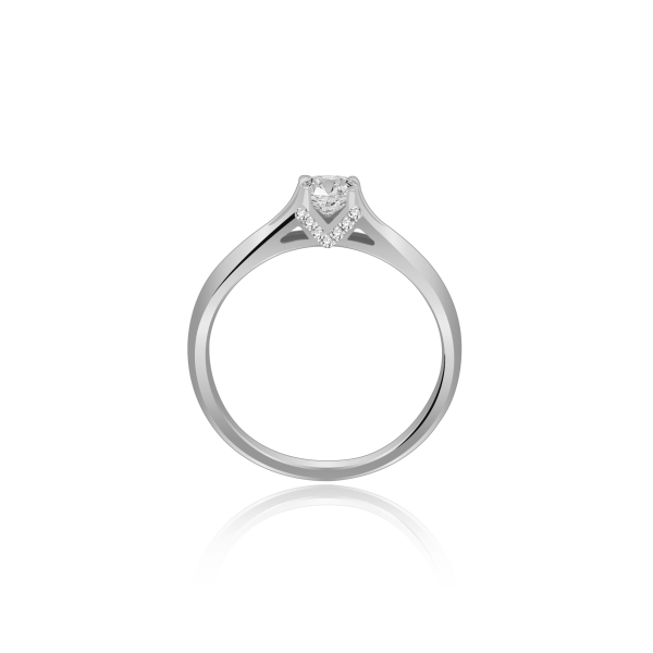 Pierścionek Złoty Z Brylantami 0,33ct RSR40495Y