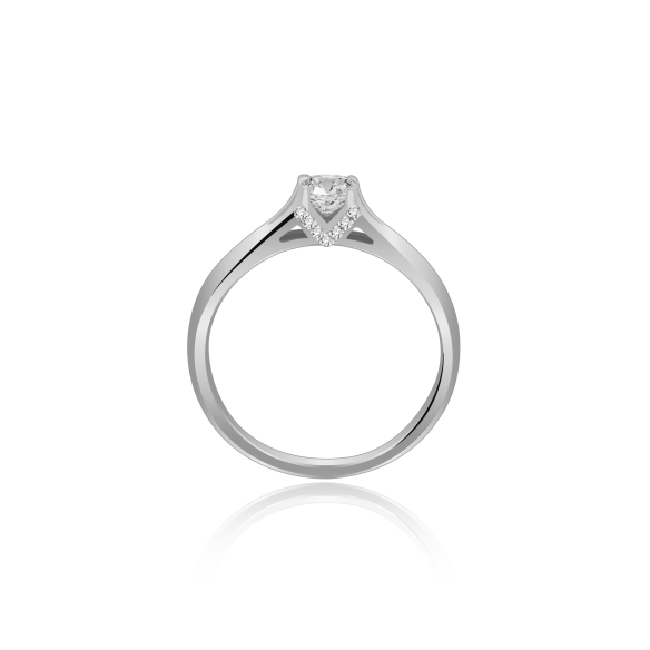 Pierścionek Złoty Z Brylantami 0,33ct RSR40495Y