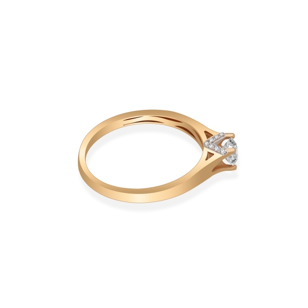 Pierścionek Złoty Z Brylantami 0,33ct RSR40495Y