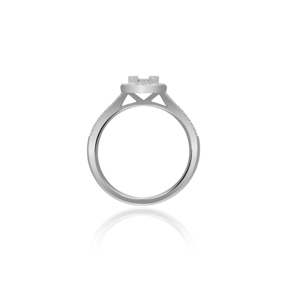 Pierścionek Złoty Z Brylantami 0,39ct RSR80432Y