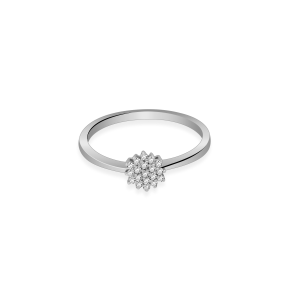 Pierścionek Złoty Z Brylantami 0,12ct RSK0819