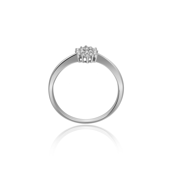 Pierścionek Złoty Z Brylantami 0,12ct RSK0819