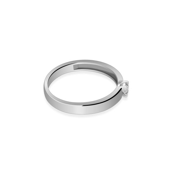 Pierścionek Złoty Z Brylantem 0,10ct RS0361