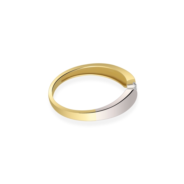 Pierścionek Złoty Z Brylantem 0,06ct RS0018