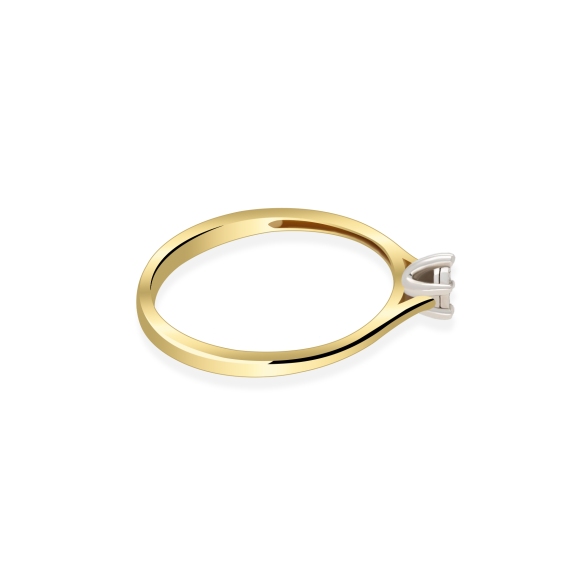 Pierścionek Złoty Z Brylantem 0,05ct RSR8900YW