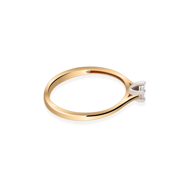 Pierścionek Złoty Z Brylantem 0,05ct RSR8900YW