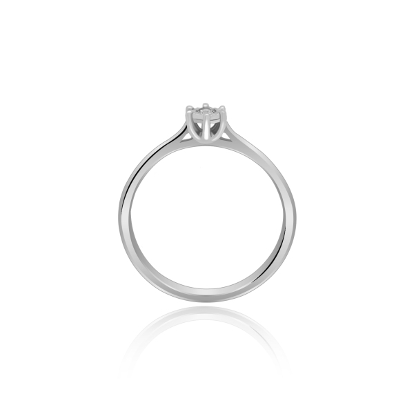 Pierścionek Złoty Z Brylantem 0,05ct RSR8900YW