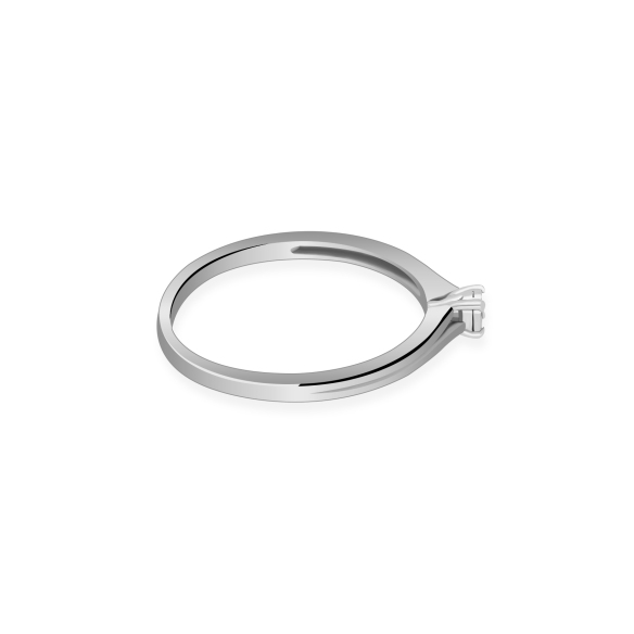 Pierścionek Złoty Z Brylantem 0,08ct R50341YW