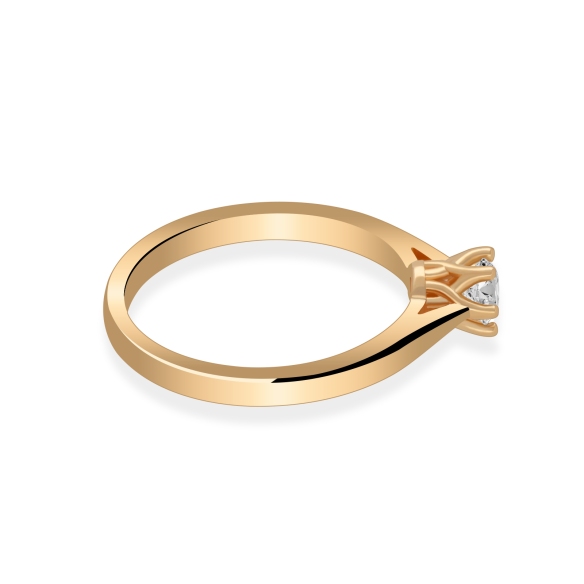 Pierścionek Złoty Z Brylantem 0,25ct RS0909