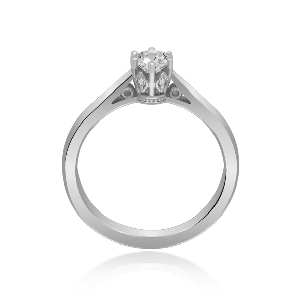 Pierścionek Złoty Z Brylantami 0,32ct RSTB58