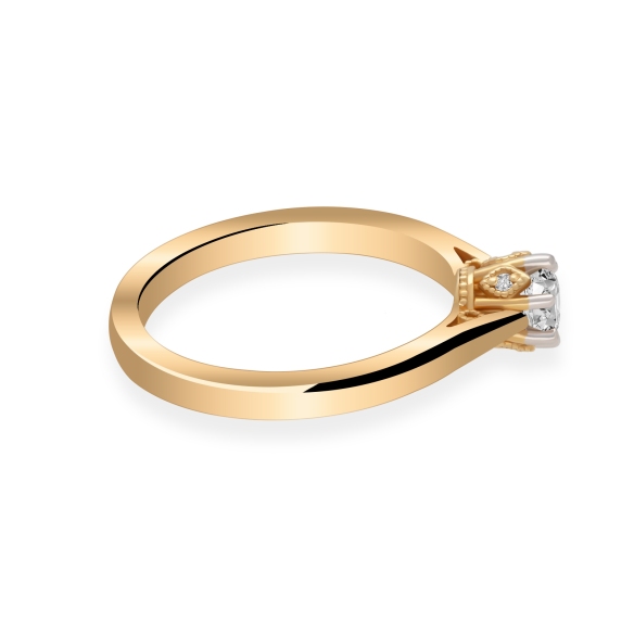 Pierścionek Złoty Z Brylantami 0,32ct RSTB58