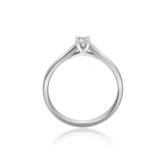 Pierścionek Złoty Z Brylantem 0,10ct RS0138