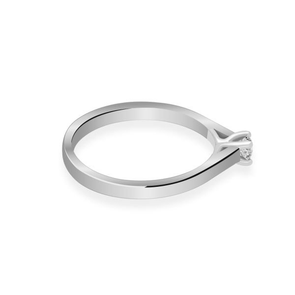 Pierścionek Złoty Z Brylantem 0,10ct RS0138