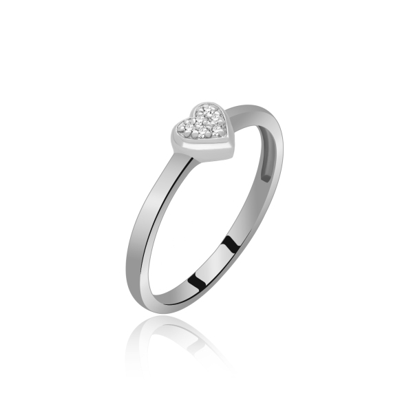 Pierścionek Złoty Z Brylantami 0,03ct  RS0065