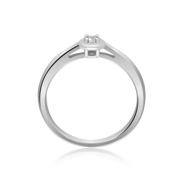 Pierścionek Złoty Z Brylantem 0,10ct RS0125