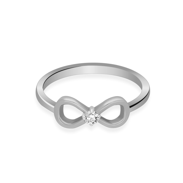 Pierścionek Złoty Z Brylantem 0,06ct RS0374