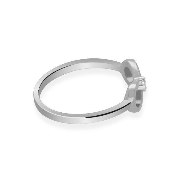 Pierścionek Złoty Z Brylantem 0,06ct RS0374