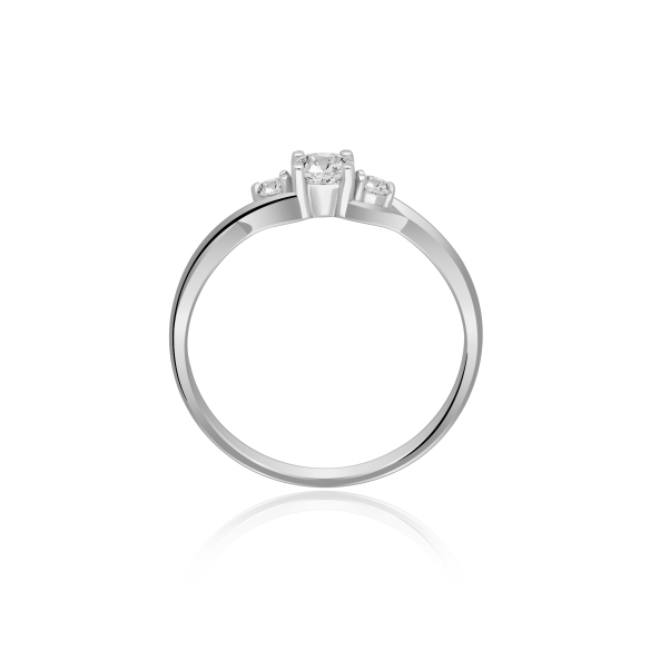 Pierścionek Złoty Z Brylantami 0,29ct RS0306