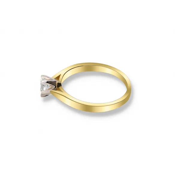 Pierścionek Zaręczynowy Z Brylantem 0,25ct RS0336