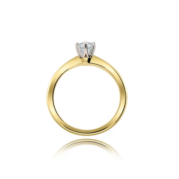 Pierścionek Złoty Z Brylantem 0,30ct RS0226