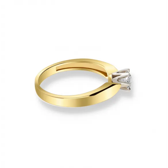 Pierścionek Złoty Z Brylantem 0,30ct RS0041