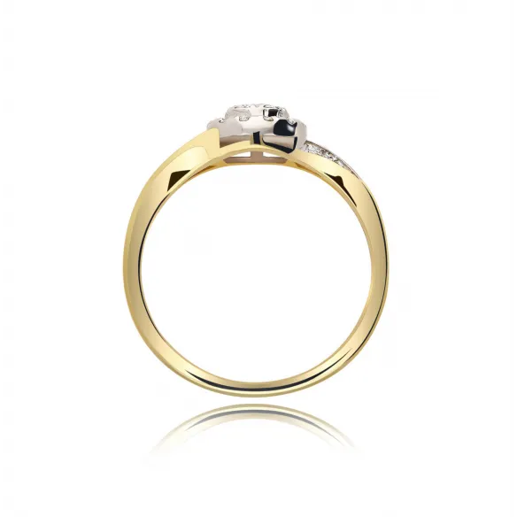 Pierścionek Złoty Z Brylantami 0,26ct RS0339