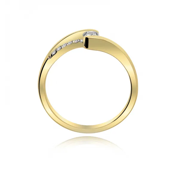 Pierścionek Złoty Z Brylantami 0,20ct RS0280