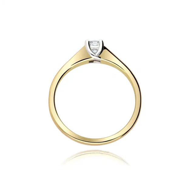 Pierścionek Złoty Z Brylantem 0,20ct RS0363