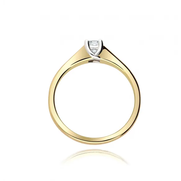 Pierścionek Złoty Z Brylantem 0,20ct RS0363