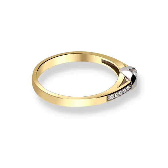 Pierścionek Złoty Z Brylantami 0,20ct RS0256