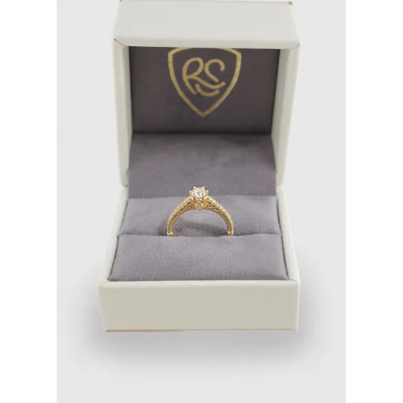 Pierścionek Złoty z Brylantami 0,69 ct RSM0002